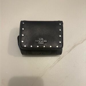 Coach Dark Brown Leather Wallet